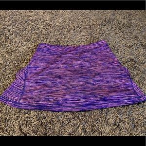 Purple Ruffled skirt